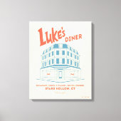Toile Conception du diner de Luke Stars Hollow (Recto)