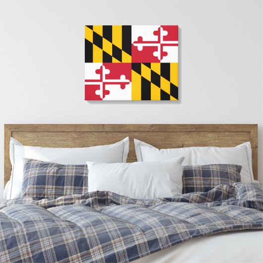 Toile Conception du drapeau de l'État du Maryland (Insitu(Chambre))