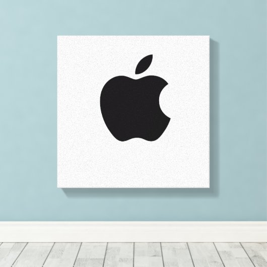 Toile Conception du logo Apple (Insitu (Plancher de Bois))