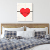 Toile Conception esthétique minimaliste – Citation inspi (Insitu(Chambre))