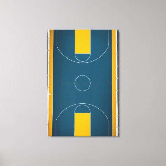 Toile Conception géniale de basket-ball (Recto)