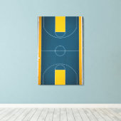 Toile Conception géniale de basket-ball (Insitu (Plancher de Bois))