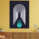 Toile Conception géométrique Abstraite (Insitu(Salon))