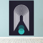 Toile Conception géométrique Abstraite (Insitu (Plancher de Bois))