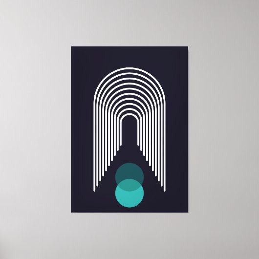 Toile Conception géométrique Abstraite (Recto)