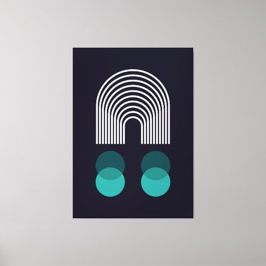 Toile Conception géométrique Abstraite (Recto)