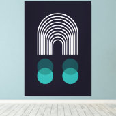 Toile Conception géométrique Abstraite (Insitu (Plancher de Bois))