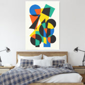 Toile Conception géométrique minimale (Insitu(Chambre))