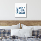 Toile Conception graphique de la skyline urbaine de Toro (Insitu(Chambre))