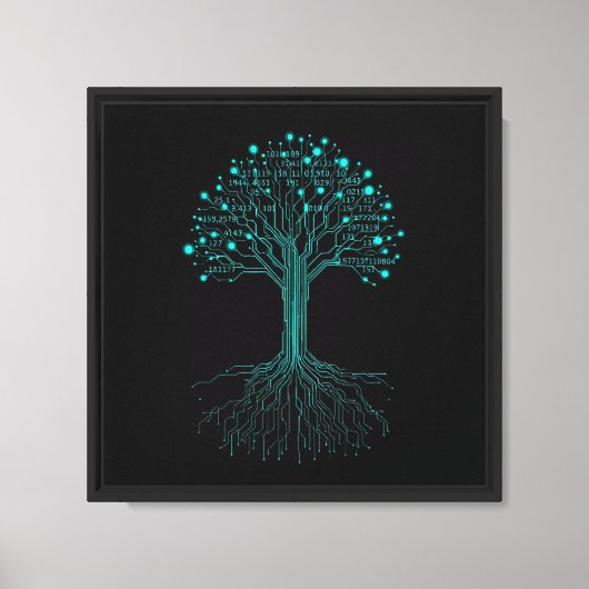 Toile Conception Graphique de Programmation de Codage Bi (Recto)