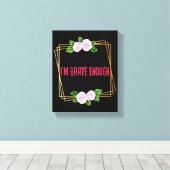 Toile Conception inspirante pour la vie et le succès (Insitu (Plancher de Bois))