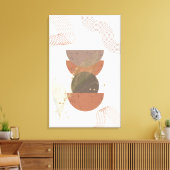 Toile Conception minimaliste Abstraite de saumons (Insitu(Salon))