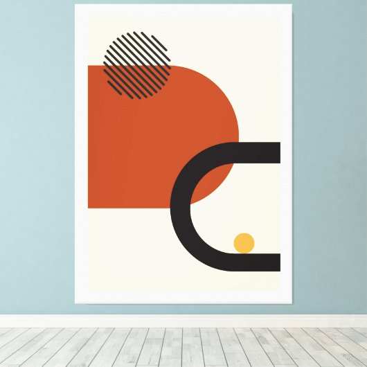 Toile Conception moderne Abstraite (Insitu (Plancher de Bois))