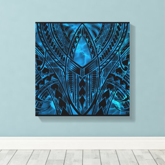 Toile Conception Motif polynésienne (Insitu (Plancher de Bois))