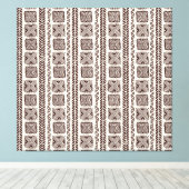 Toile Conception Motif Tribale Ethnique sans couture (Insitu (Plancher de Bois))