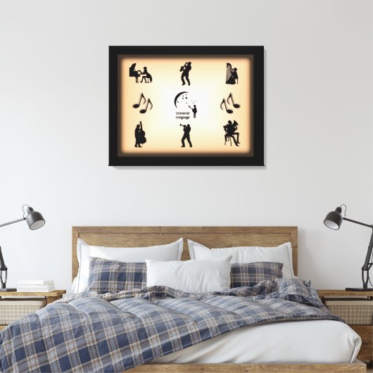 Toile Conception musicale universelle (Insitu(Chambre))