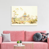 Toile Conception pour un temple chinois, vers 1810 (styl (Insitu(Salon))