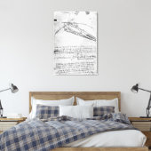 Toile Conception pour une machine volante (Insitu(Chambre))