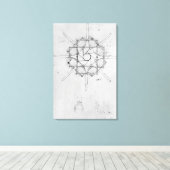 Toile Conception pour une poignée Capstan pliante, Fol. (Insitu (Plancher de Bois))