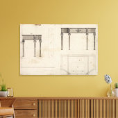 Toile Conception pour une table d'écriture (stylo et enc (Insitu(Salon))