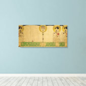 Toile Conception préliminaire pour la décoration murale (Insitu (Plancher de Bois))