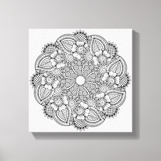 Toile Conception ronde inspirée 6 (Recto)