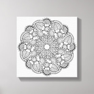 Toile Conception ronde inspirée 6