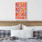 Toile conception tribale abstraite méchante (Insitu(Chambre))