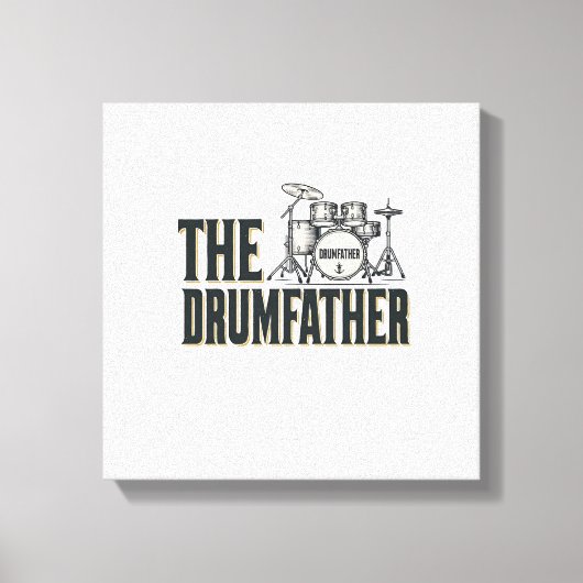 Toile Conception vectorielle de citation de batteur Drum (Recto)