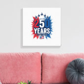 Toile Conception vectorielle pour le 250e anniversaire d (Insitu(Salon))