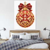 Toile Conceptions de décorations de Noël en bijoux de lu (Insitu(Chambre))