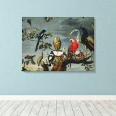 Toile Concert d'oiseaux (Insitu (Plancher de Bois))