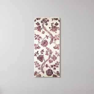 Toile Concevez pour une damassé en soie, 1752 (crayon e