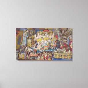 Toile Concevez pour une fan, probablement pour Madame de