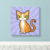 Toile Concevez votre propre chat de dessin (Insitu (Plancher de Bois))