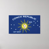 Toile Conch Republic Flag (Recto)