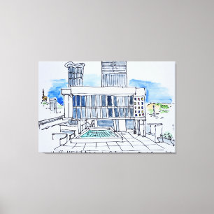 Toile Conçu par Le Corbusier Marseille, France