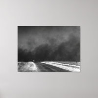 Conduite de voiture Le Texas Panhandle dans le bol