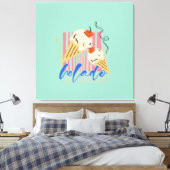 Toile Cônes de glace italiens rétro (Insitu(Chambre))