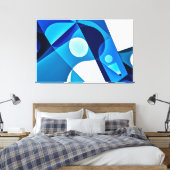 Toile Conexiones Curvas - Arte Abstracto Geométrico (Insitu(Chambre))