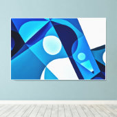 Toile Conexiones Curvas - Arte Abstracto Geométrico (Insitu (Plancher de Bois))