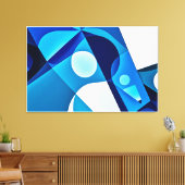 Toile Conexiones Curvas - Arte Abstracto Geométrico (Insitu(Salon))