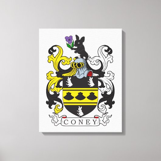Toile Coney Family Crest (Recto)