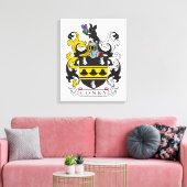 Toile Coney Family Crest (Insitu(Salon))