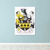 Toile Coney Family Crest (Insitu (Plancher de Bois))