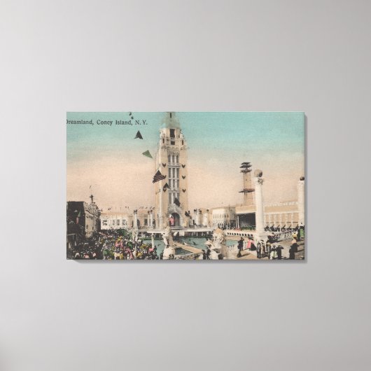 Toile Coney Island, NY - Dreamland Ride (Recto)