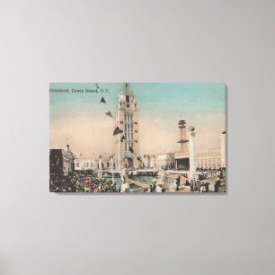 Toile Coney Island, NY - Dreamland Ride