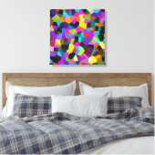 Toile Confetti dans les tons bijoux (Insitu(Chambre))