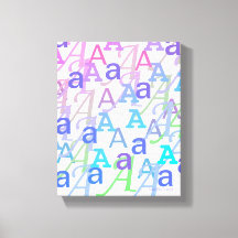 Confettis de lettres "A"