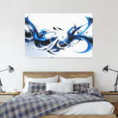 Toile Confluence de Blue Motion (Insitu(Chambre))